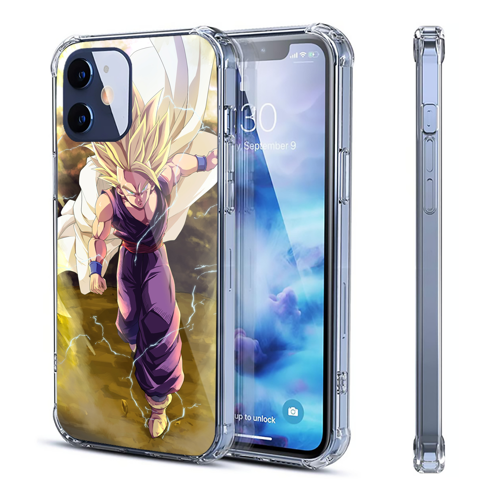 （画像用） ドラゴンボール DRAGON BALL 【iPhone 12シリーズ対応】透明スマホケース（クリアソフトケース）
